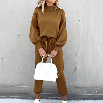 Relaxed Two-Piece Casual Loungewear Set
