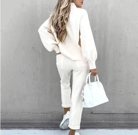 Relaxed Two-Piece Casual Loungewear Set