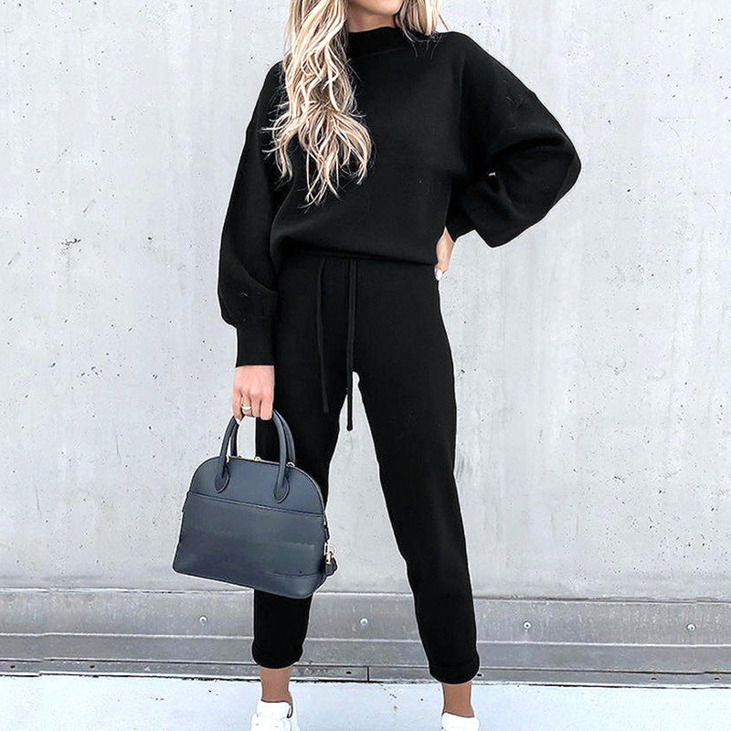 Relaxed Two-Piece Casual Loungewear Set